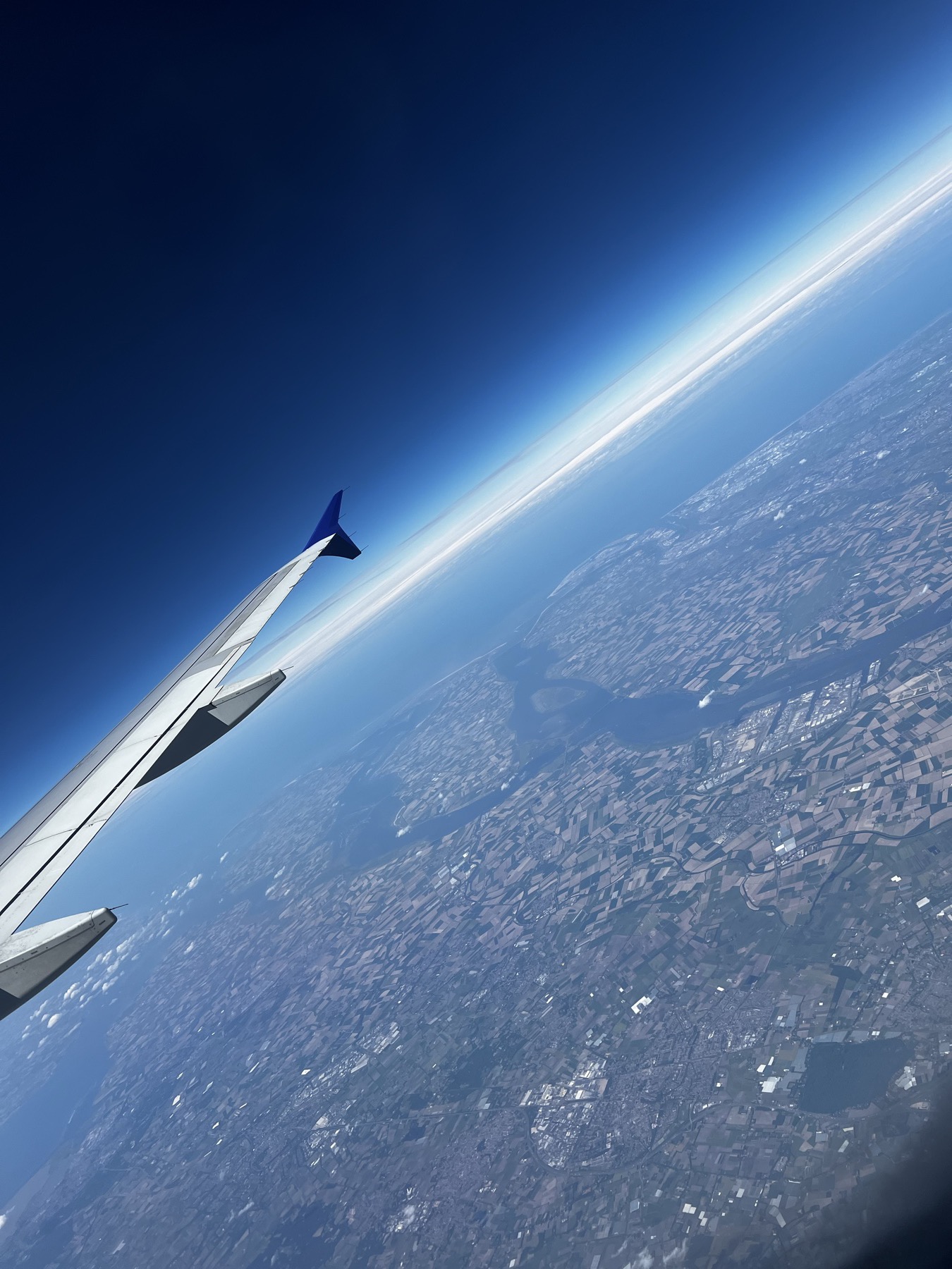 View from the airplane window